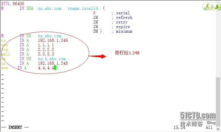 DNS服务器的讲解和在Linux系统下的搭建_linux dns_17