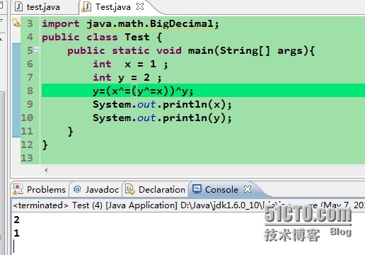 java 两个数交换问题_表达式_02