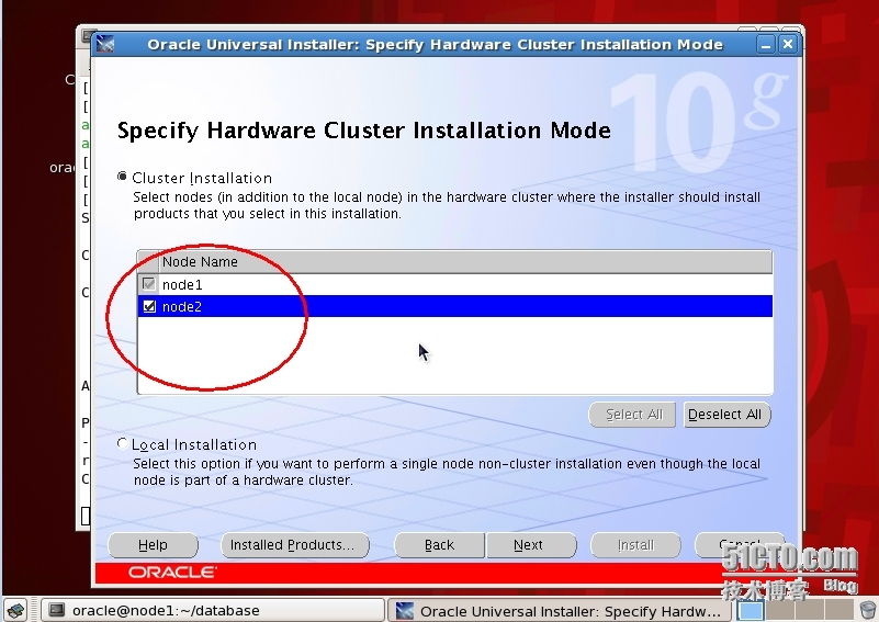 RedHat EL5 安装Oracle 10g RAC之--Oracle软件安装_Oracle_04