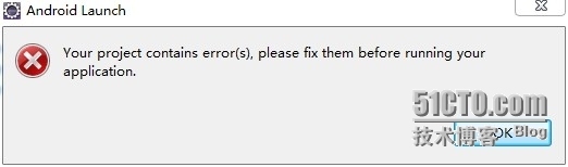 Android 提示Your project contains error(s),please fix them before running your application_下载到本地_03