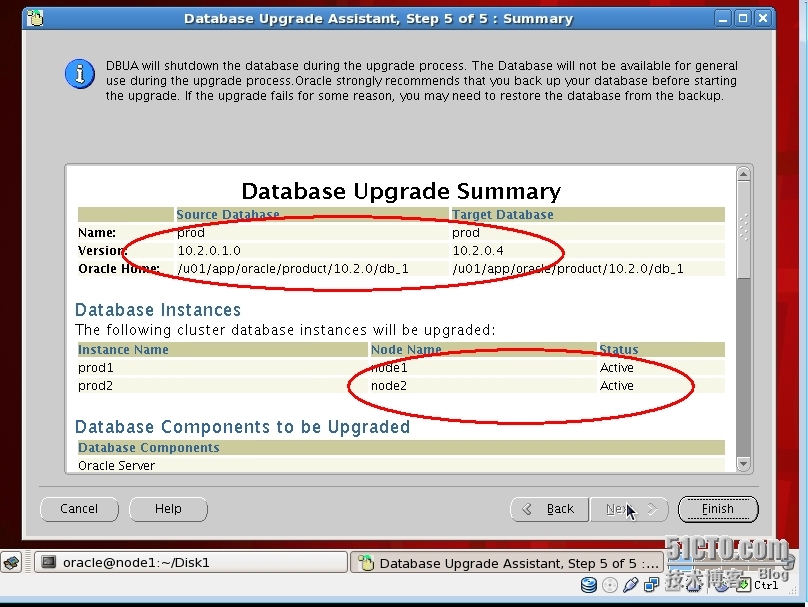 Oracle 10g RAC 升级（CPU Update）之--升级数据库_Oracle_07