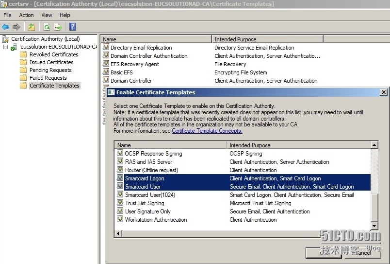 如何使用智能卡登录VMware Horizon View之二－－准备AD_桌面虚拟化 VMware 智能卡 认证_04