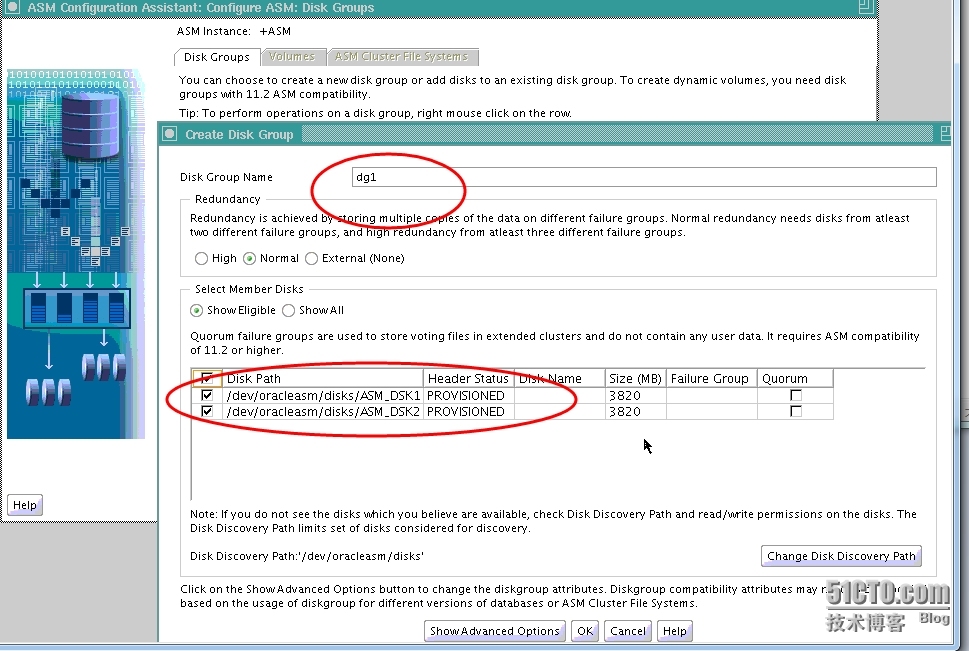 Oracle DataBase单实例使用ASM案例(2)--Oracle 11g之建库_Oracle_04