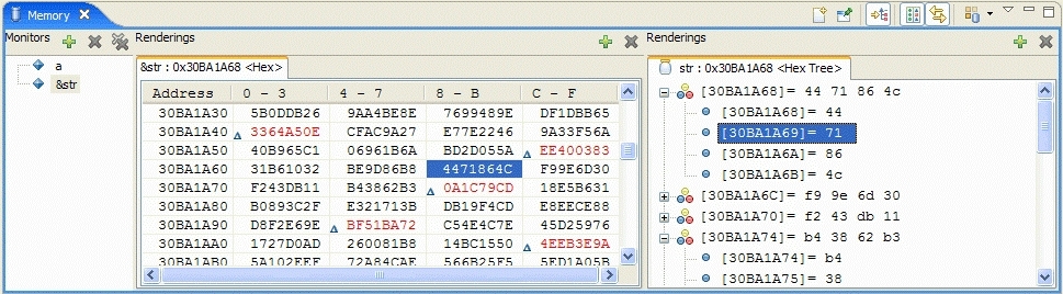 【译】Eclipse调试之内存视图原理解析：调试开发者指南_调试视图  定制 MemoryView 