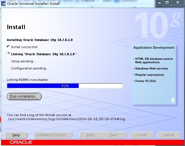 CentOS 6.4(x86)下安装Oracle 10g R2 _oracle_08