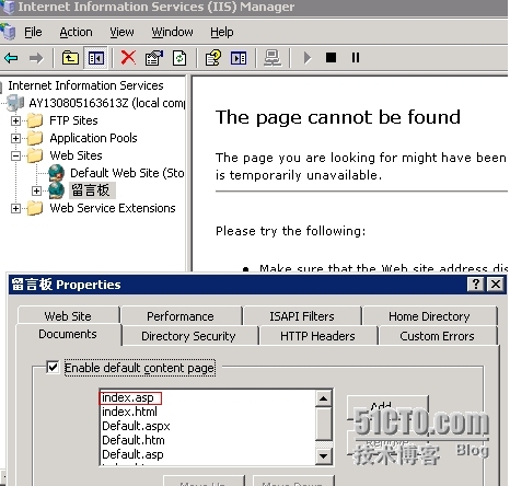 server 2003 IIS无法访问asp页面，但是可以访问html静态页面_Asp页面