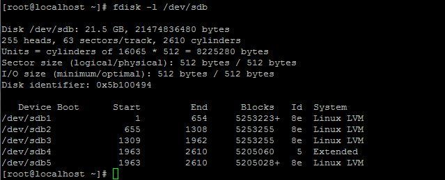 Linux下的LVM创建以及Linux快照卷_Linux_03