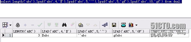 oracle lpad 的用法_字符串