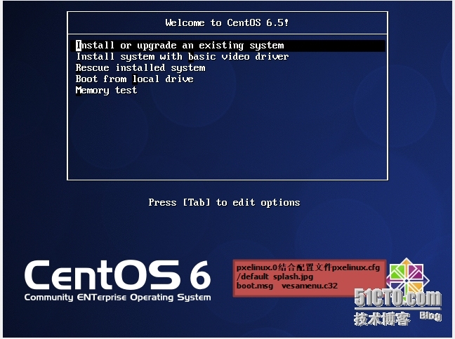 Centos6.5 PXE自动化安装_pxe _02