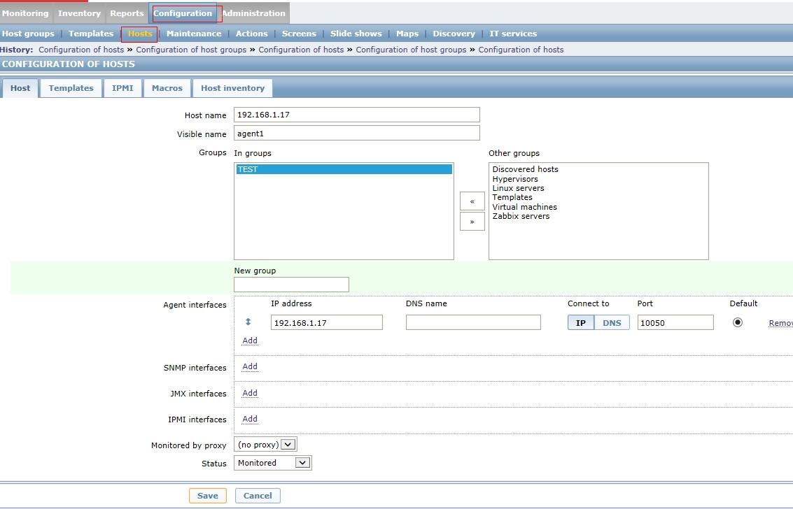 zabbix系列（二）：zabbix agent（Host配置）_ agent host_02