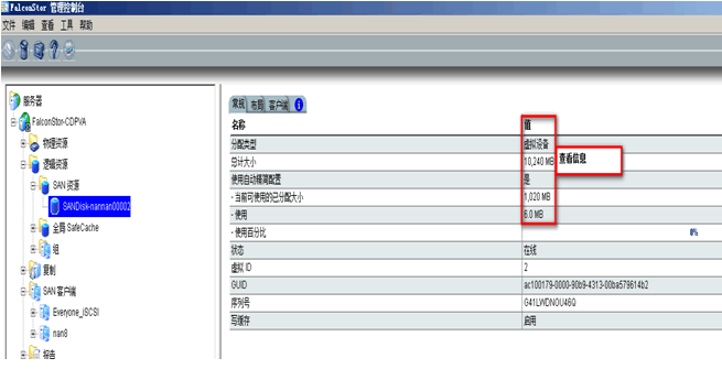 FalconStor Management Console试验_Console_25