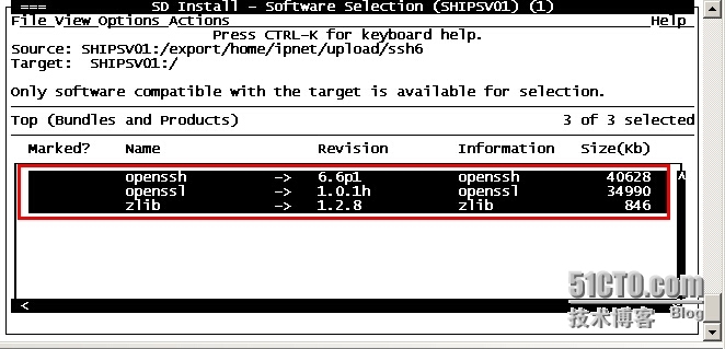 HP-UX B.11.23 ia64 系统升级安装openssh6.6_openssh升级_06