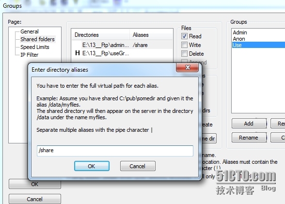 Windows下使用FileZilla[Server+Client]搭建FTP服务_FileZilla_05