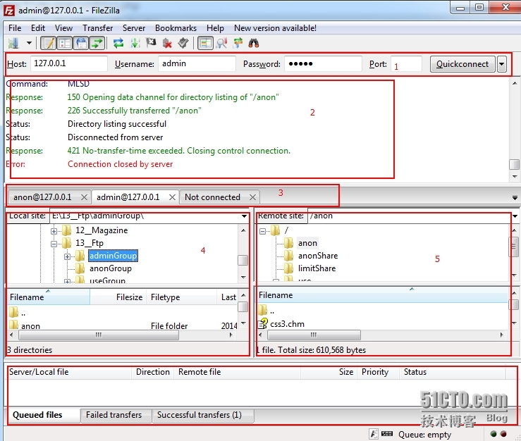 Windows下使用FileZilla[Server+Client]搭建FTP服务_搭建FTP服务器_07