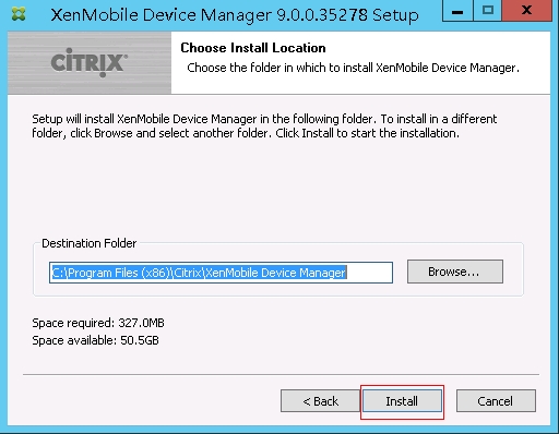 XenMobile 9.0 PoC环境搭建一：安装XM Device Manager Server_MDM_05