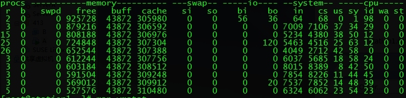 常用监控命令工具-----vmstat_vmstat