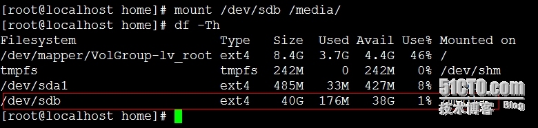 linux 硬盘挂载以及添开机启动_media_03