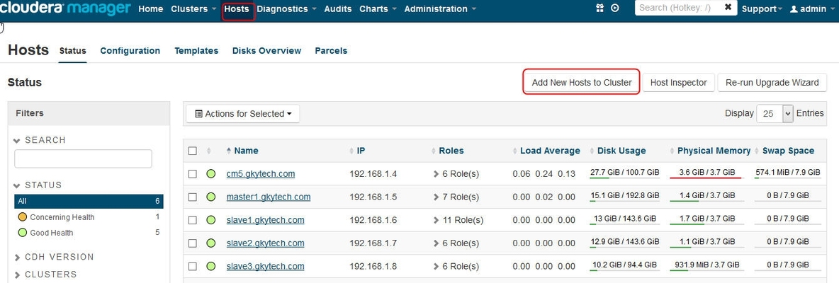 Install Client Node for Cloudera Manager Hadoop Cluster_hadoop