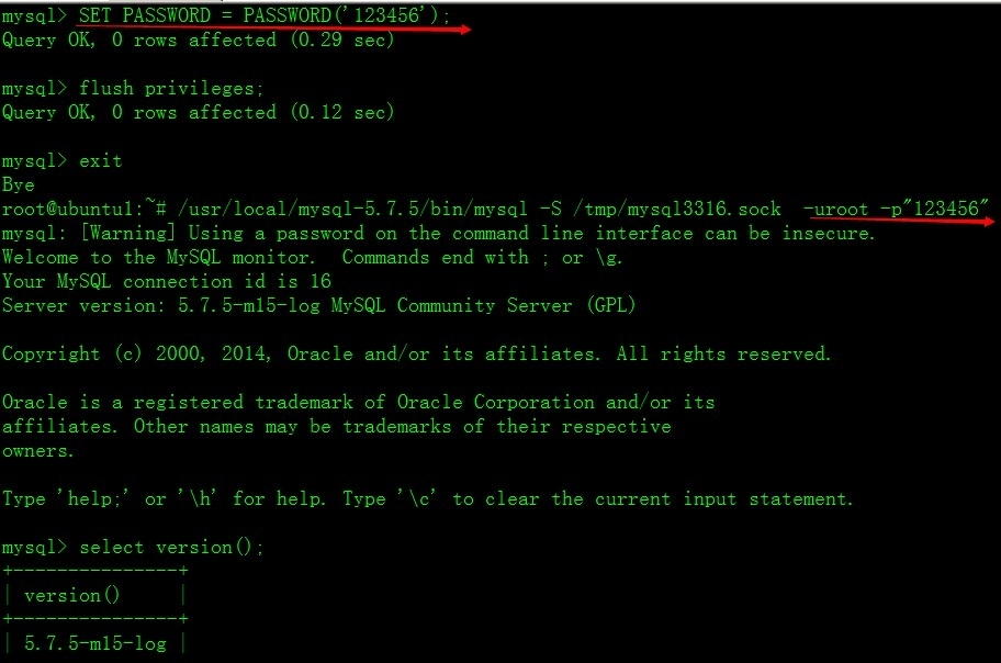 MySQL5.7 加强了root用户登录安全性_mysql5.7_02