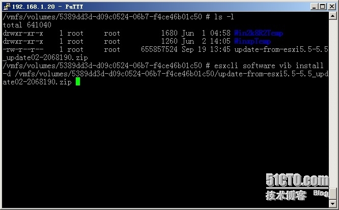 使用esxcli命令升级主机 _esxcli_06