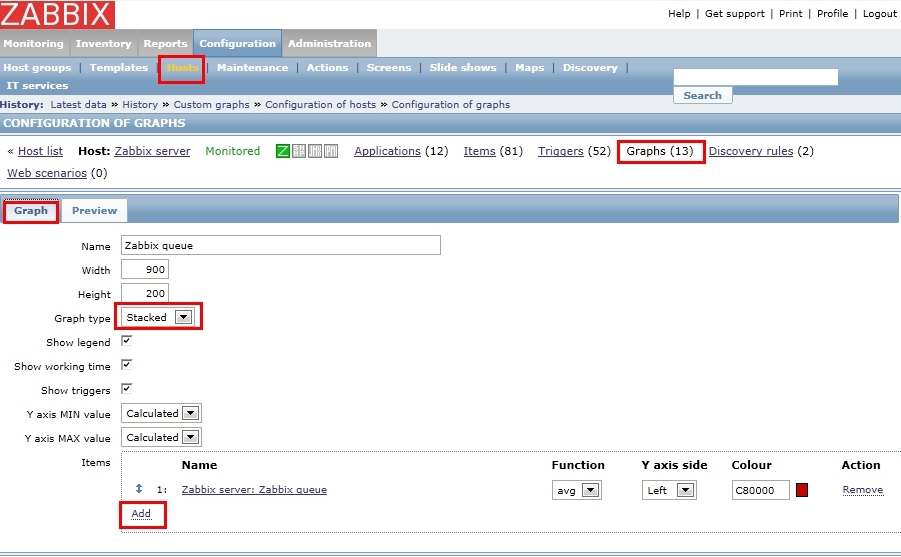 Zabbix监控(四)：添加图像Graphs_zabbix_05