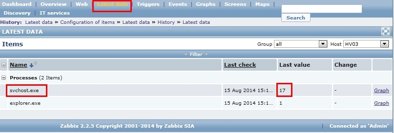 Zabbix安装(十)：监控windows进程_监控进程_06