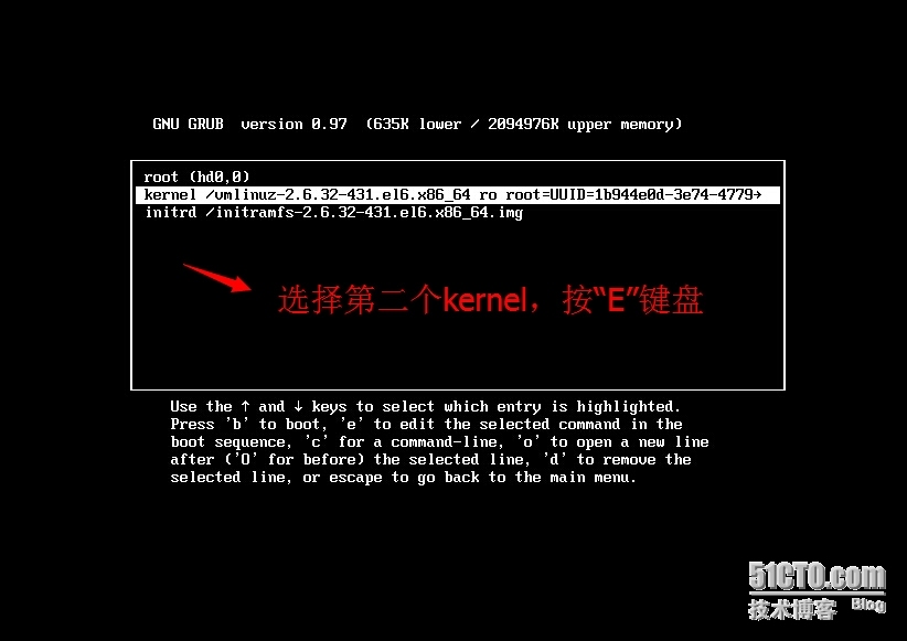 Red Hat的LINUX系统忘记根用户ROOT密码_linux_03