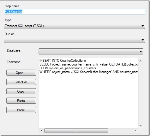 采集SQL Server 性能计数器并用×××S创建报表_计数器_02