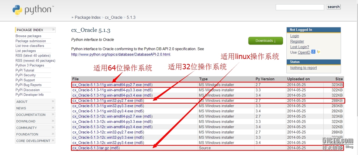 Python 安装 cx_Oracle_cx_Oracle