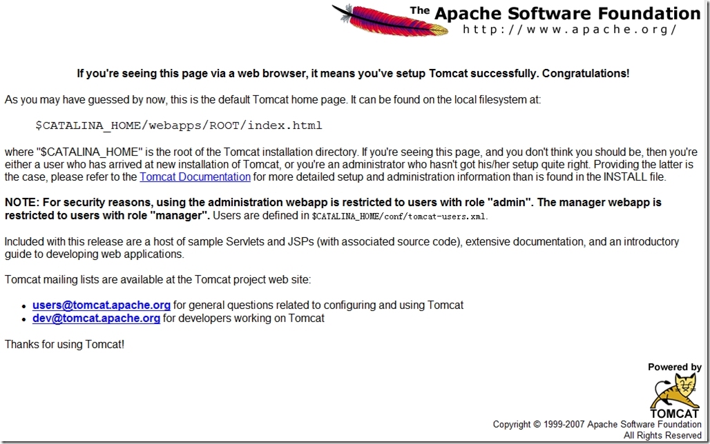 tomcat安装成功页面翻译_tomcat