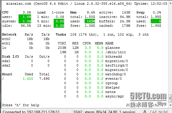 进程管理Htop， glances，dstat_dstat_02