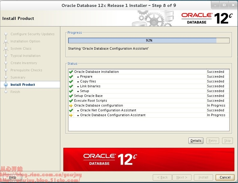  RedHat Enterprise Linux 7下安装 Oracle 12C_oracle 12c_14