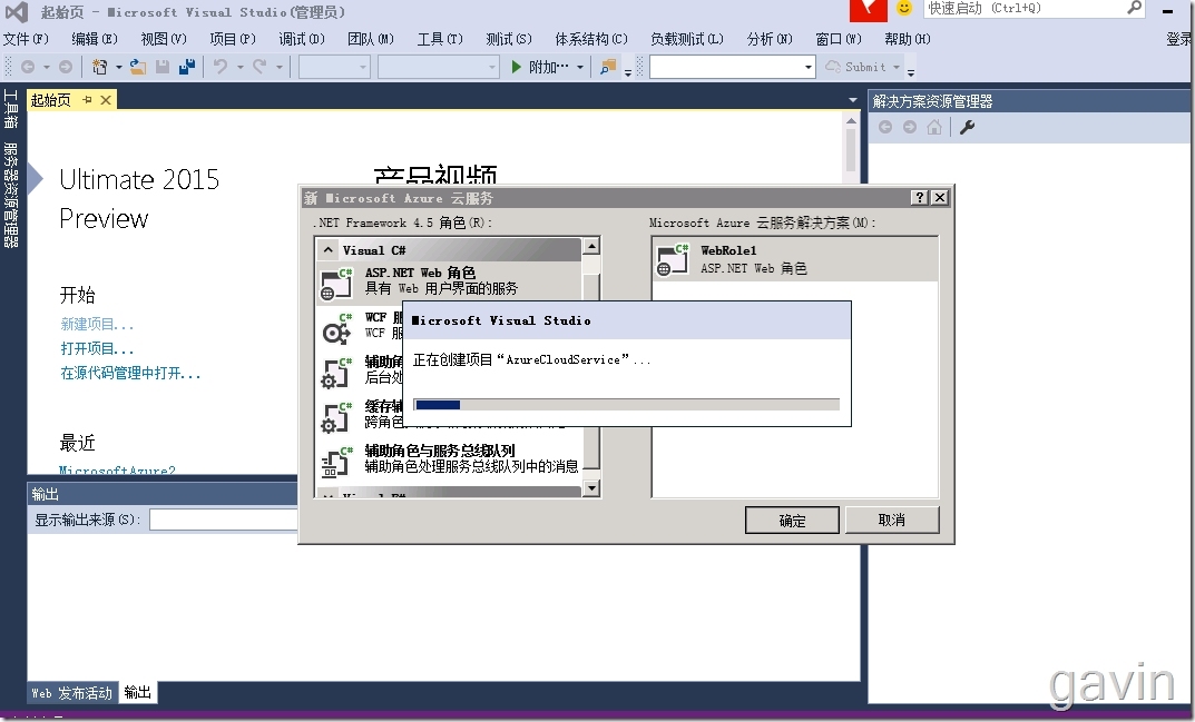 Visual Studio2015发布web站点到windows azure Cloud Service（PAAS）_visual studio2010_08