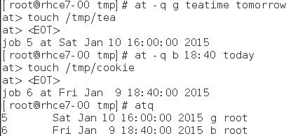RHCE 学习笔记（18) 计划任务 at和 crontab_RHCE_06