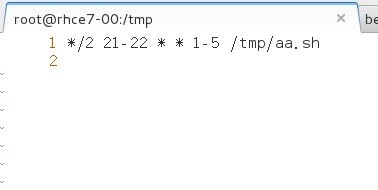 RHCE 学习笔记（18) 计划任务 at和 crontab_crontab_13