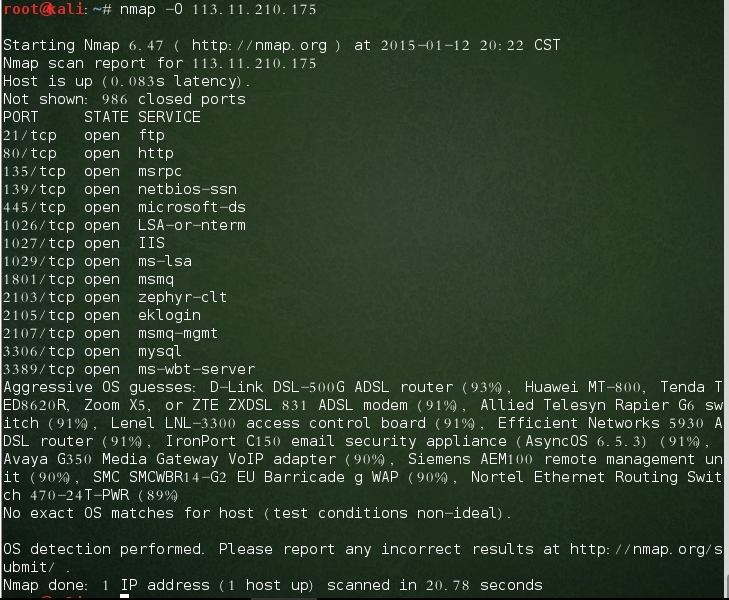 nmap软件使用思路及常见用法_IP地址_19