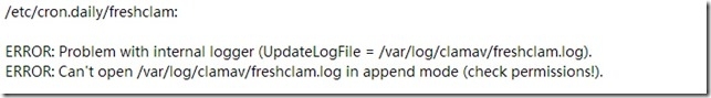 freshclam-can’t open /../../freshclam.log in append mod(check permission)_border