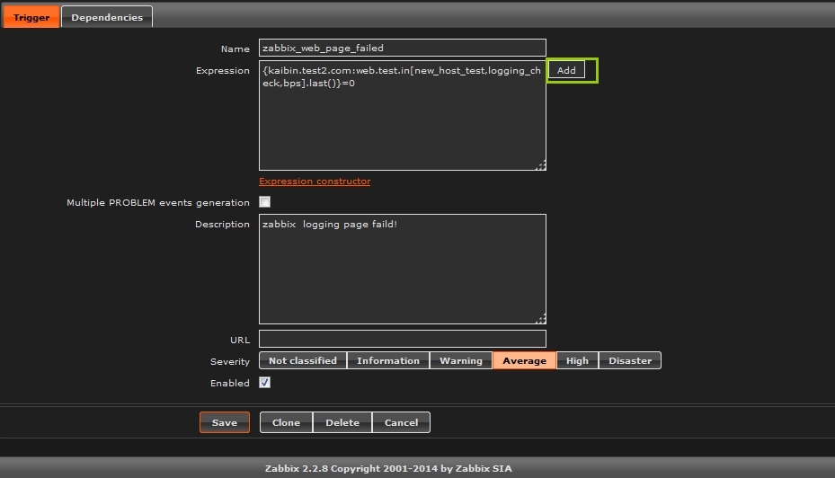 zabbix学习(三)添加WEB Monitoring_触发器_10