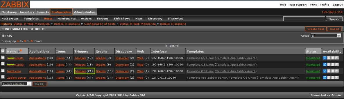 zabbix学习(三)添加WEB Monitoring_触发器_09