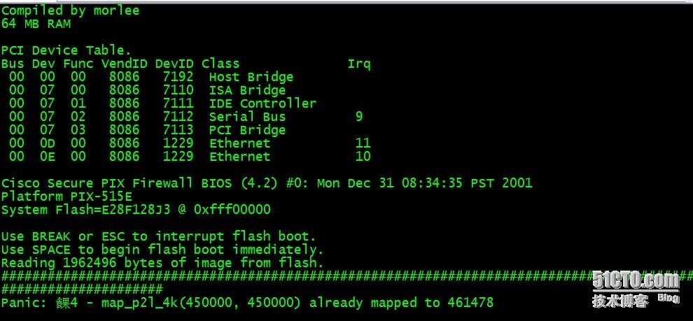 Cisco PIX防火墙灌IOS_启动不了