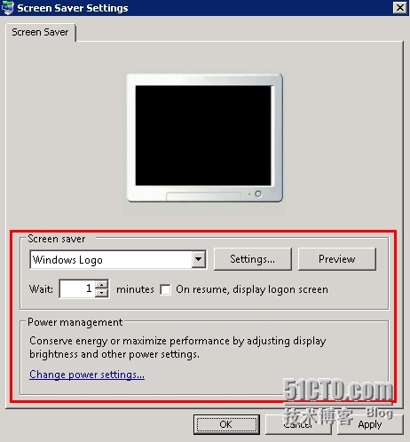 Windows Server 2008R2 取消屏幕自动锁定_Win2008 取消屏幕锁定_04