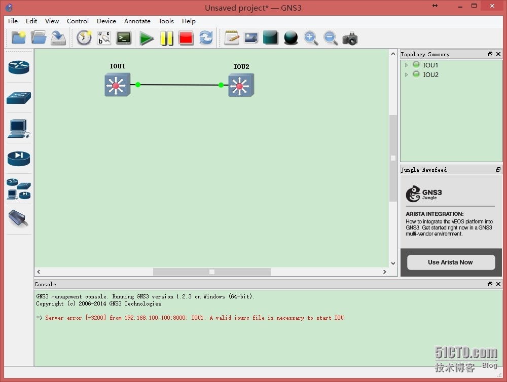 新版GNS3 1.2.3版本桥接CISCO IOU方法_接口_02