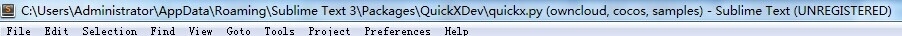 quick 3.3final QuickXDev ----- player no exists _quick 3.3final Quick_02