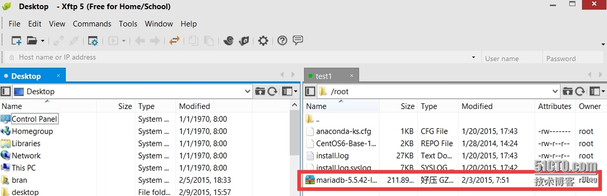 在centos6.5安装MariaDB(mysql)_liunx