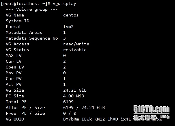 CentOS7 LVM添加硬盘及扩容_lvm_06