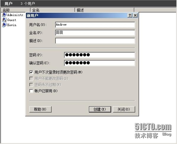 Windows server 2008   的用户和组的建立_Windows_06