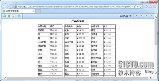 润乾集算报表呈现输出之分栏显示_集算报表_05