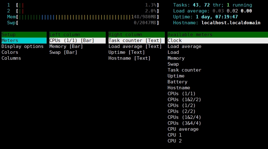 linux下 htop 工具简介_进程管理_03