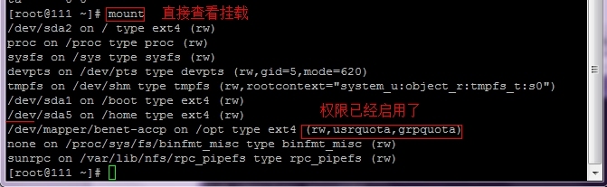 Linux中创建LVM逻辑卷并限制磁盘配额_Linux_11