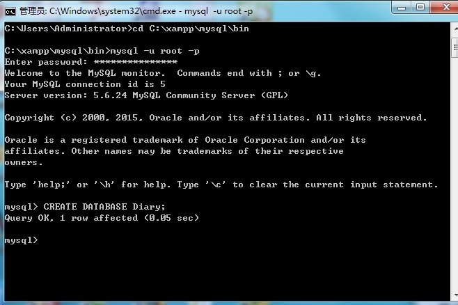 Windows系统下设置mysql的根用户密码及添加新用户的操作_Mysql_07